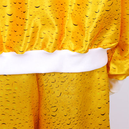 Retro Trainingspak Volwassenen Bier Patroon