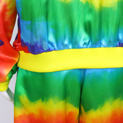 Tie Dye Retro Trainingspak Volwassenen
