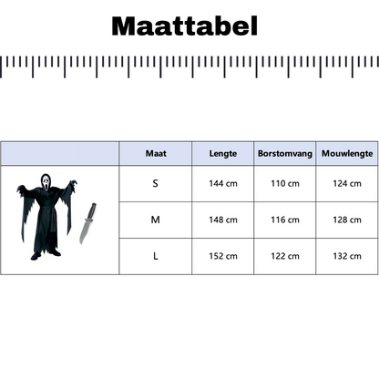 Verkleedkostuum Scream Volwassenen