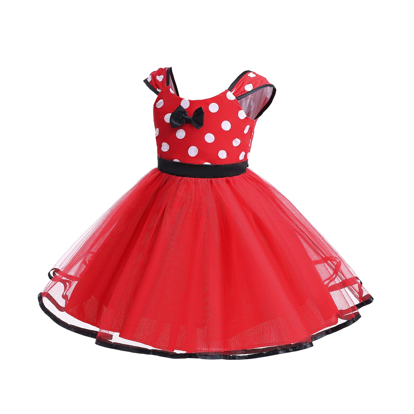 Minnie Polkadot Stippen Prinsessenjurk meisje