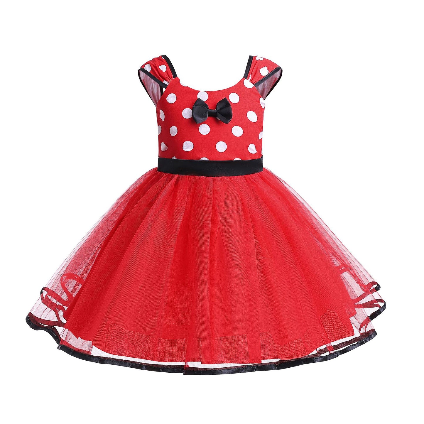 Minnie Polkadot Stippen Prinsessenjurk meisje