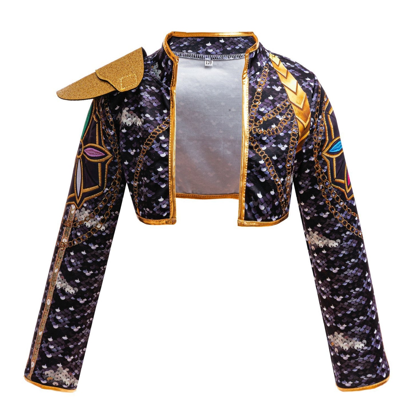 K-pop Stijl Meisjes Verkleedset Rumi Zwart/Wit Glitter