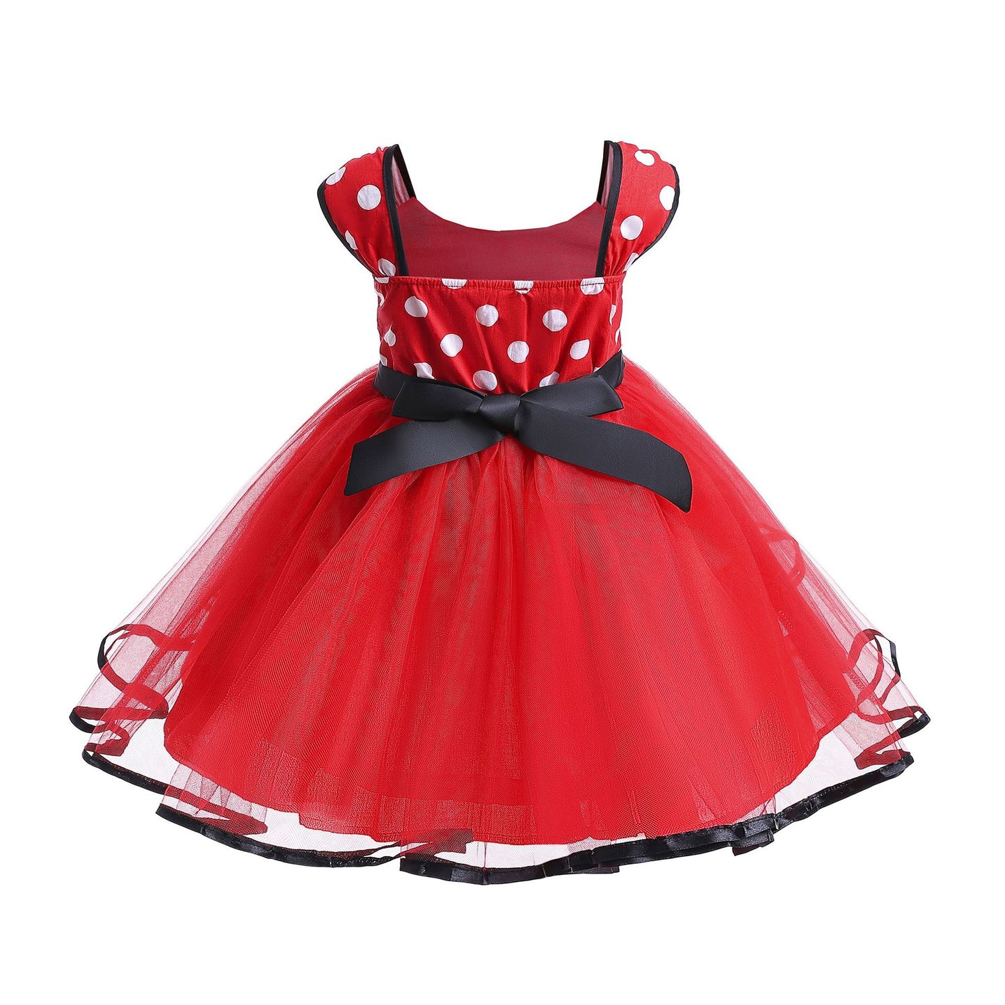 Minnie Polkadot Stippen Prinsessenjurk meisje