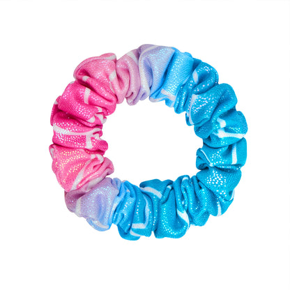 Turnpakje Meisjes met Lange Doorzichtige Mouwen Mermaid Schubben met Scrunchie
