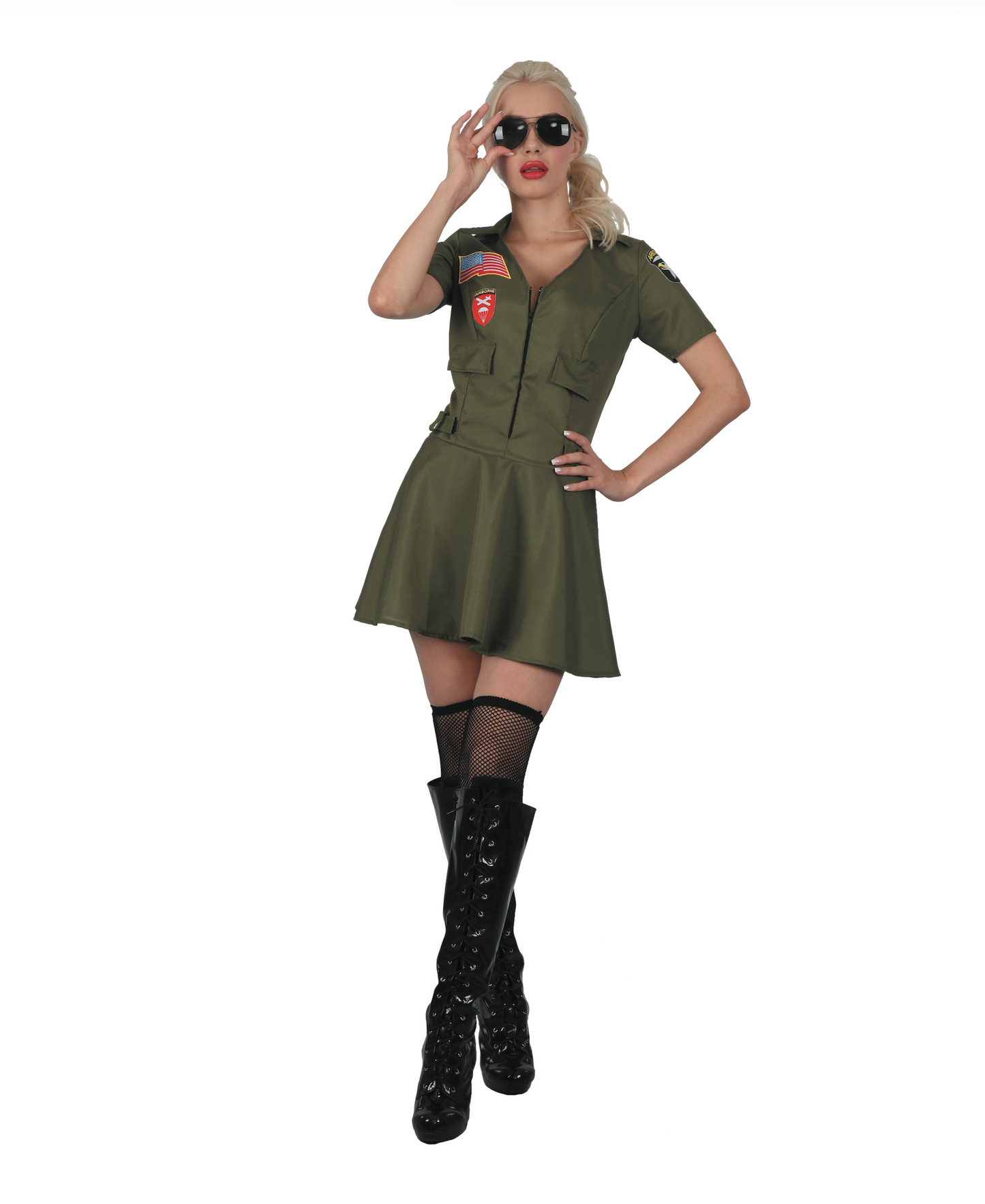 Straaljager Piloot Verkleedjurk Vrouwen Topgun