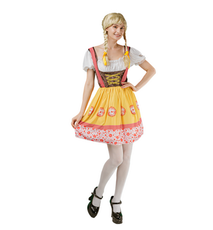 Oktoberfest Jurk Dames Geel