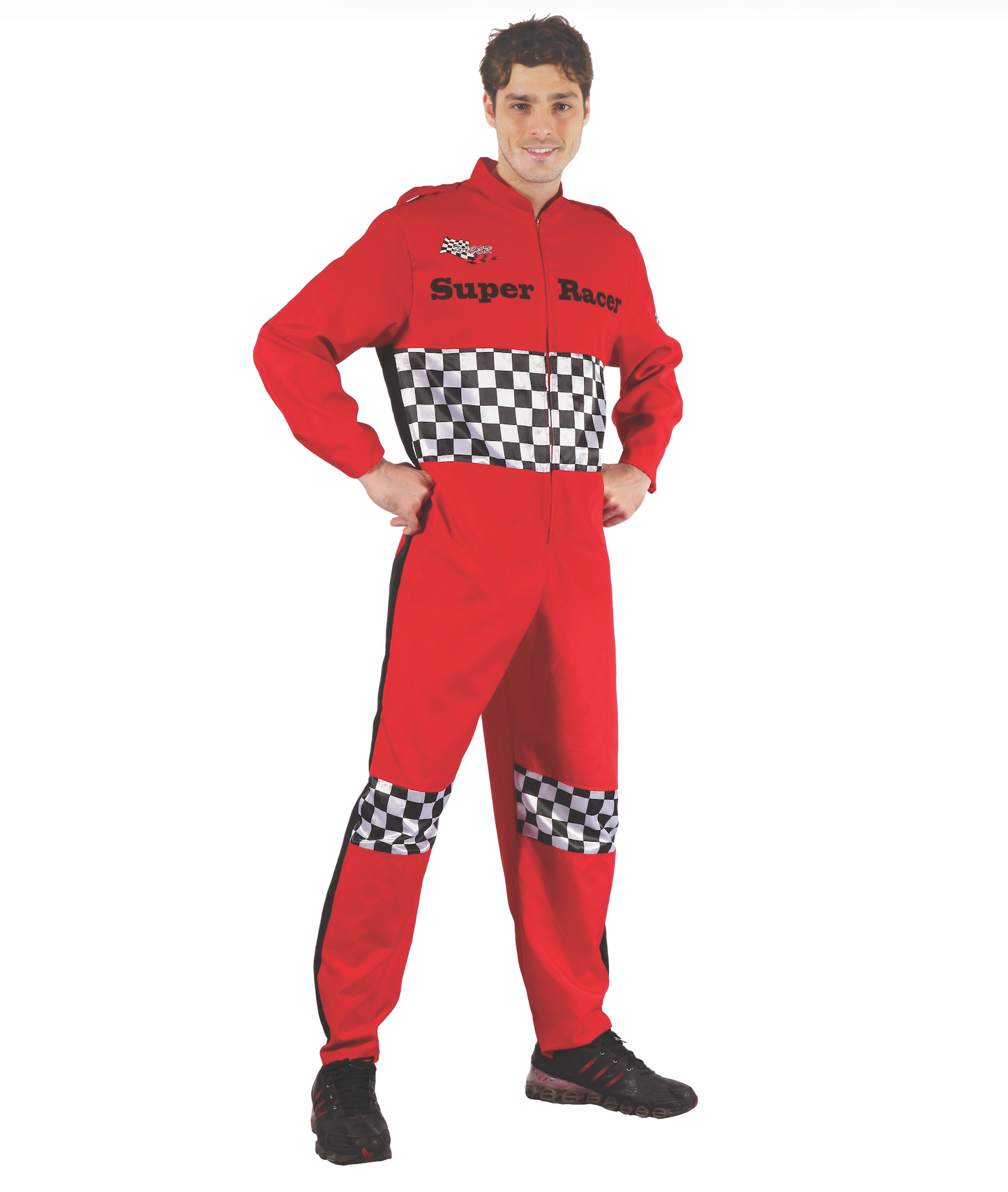 Formule 1 Racecoureur Verkleedpak Volwassenen Rood