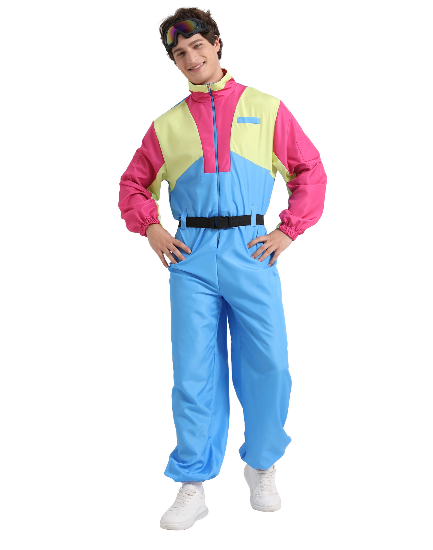 Retro Skipak Volwassenen Man en Vrouw Blauw Roze Geel
