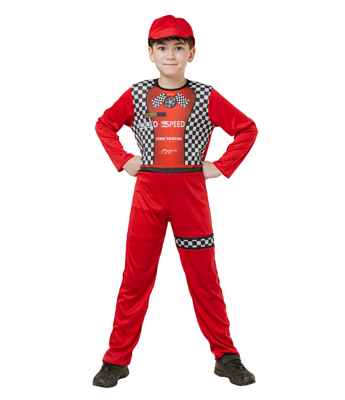 Formule 1 Coureur Verkleedpak Kind Rood