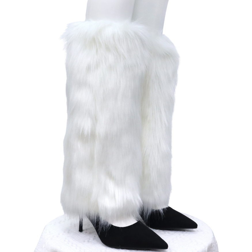 Witte Beenwarmers van Nepbont