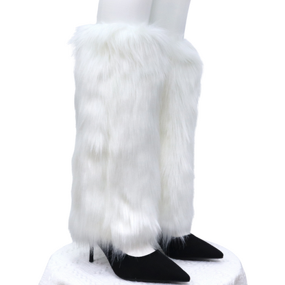 Witte Beenwarmers van Nepbont