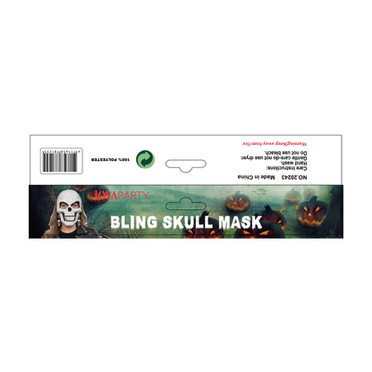 Bling Bling Skelet Masker Volwassenen