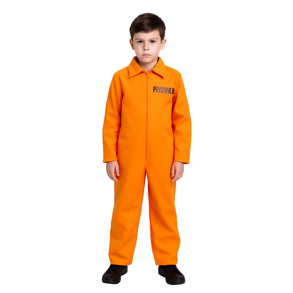 Verkleedpak Gevangene Oranje Jongens