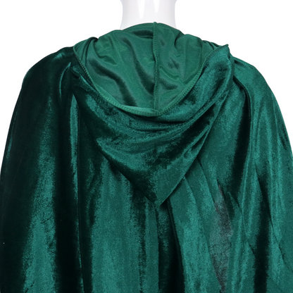 Luxe Mantel Volwassenen Met Capuchon - Donker Groen