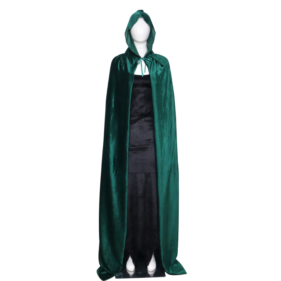 Luxe Mantel Volwassenen Met Capuchon - Donker Groen