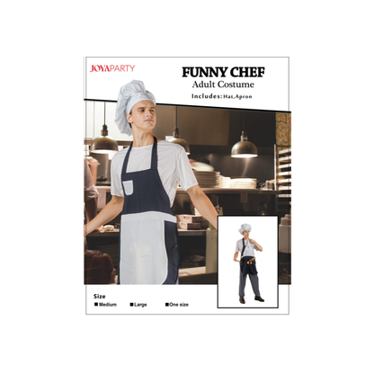 Cheeky Chef Kostuum Heren