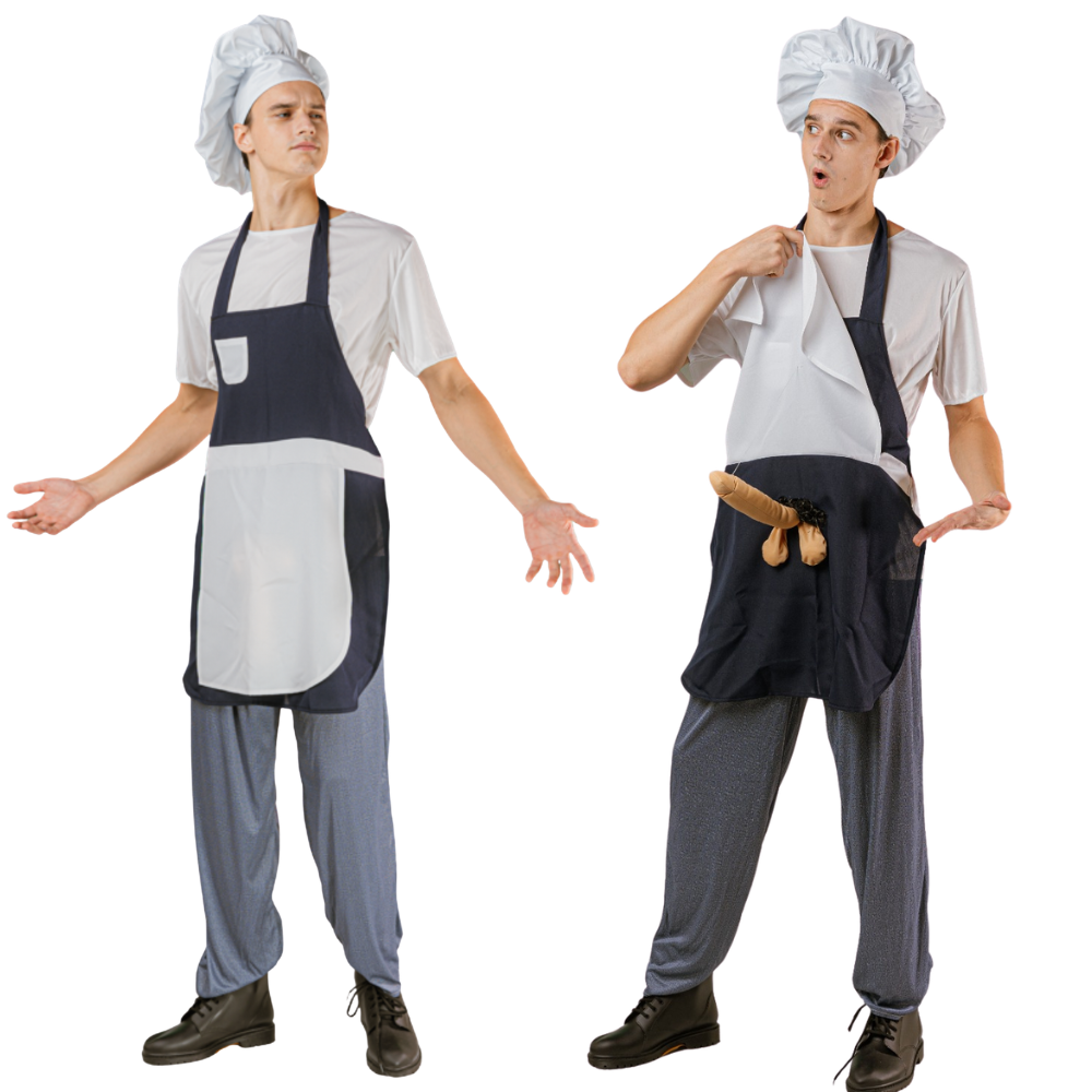Cheeky Chef Kostuum Heren
