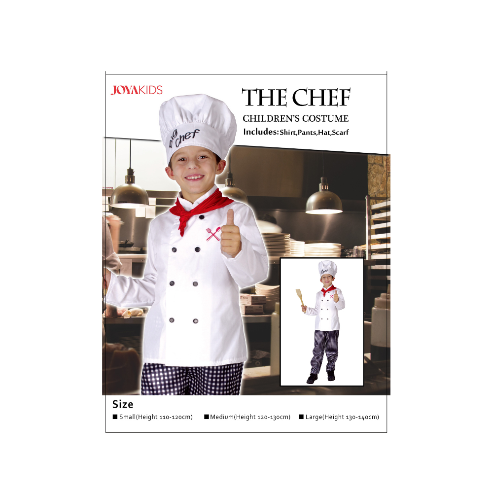 Chef Kok Verkleedpak Jongen