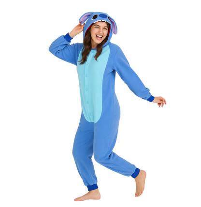 Stitch Blauwe Koala Onesie Volwassenen