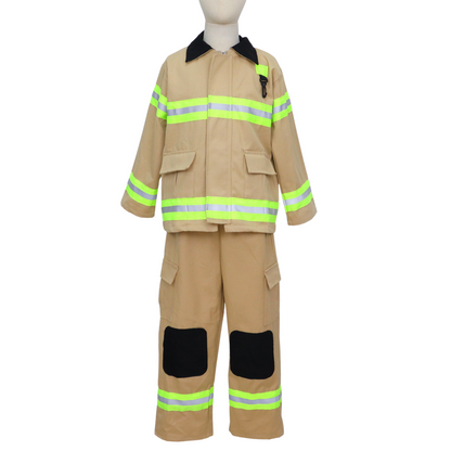 Brandweer kostuum kind Bruin Geel