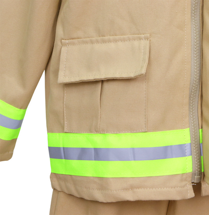 Brandweer kostuum kind Bruin Geel
