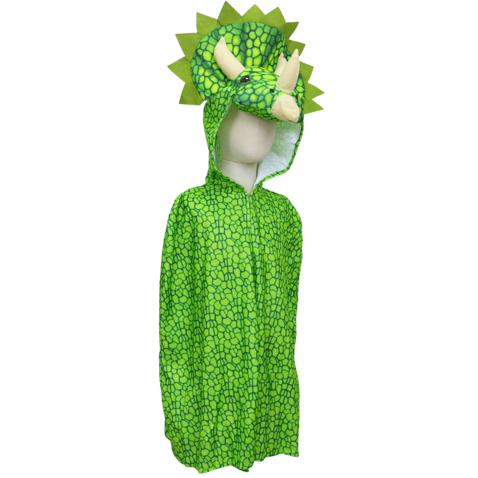 Verkleedcape Triceratops Jongens