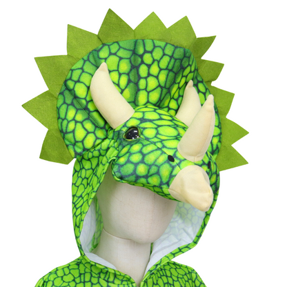 Verkleedcape Triceratops Jongens