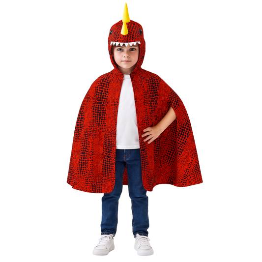 Verkleedcape T-Rex Jongens