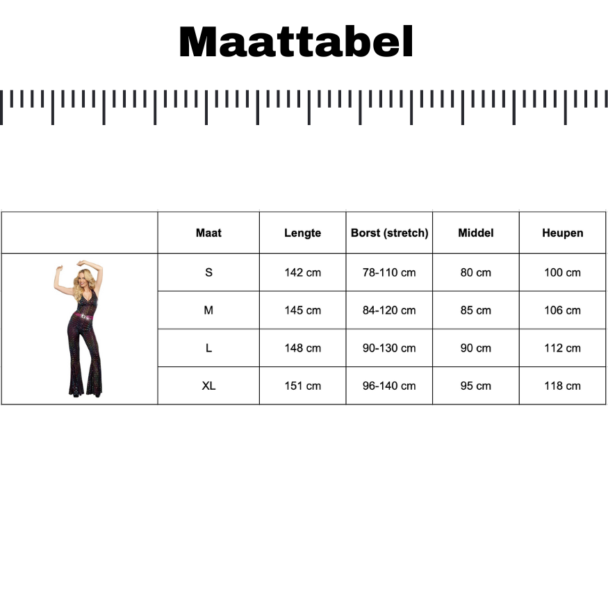 Disco Jumpsuit Dames