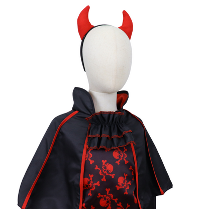 Vampier kostuum Jongens met Duivelsoren en Cape