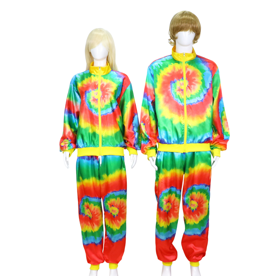 Tie Dye Retro Trainingspak Volwassenen
