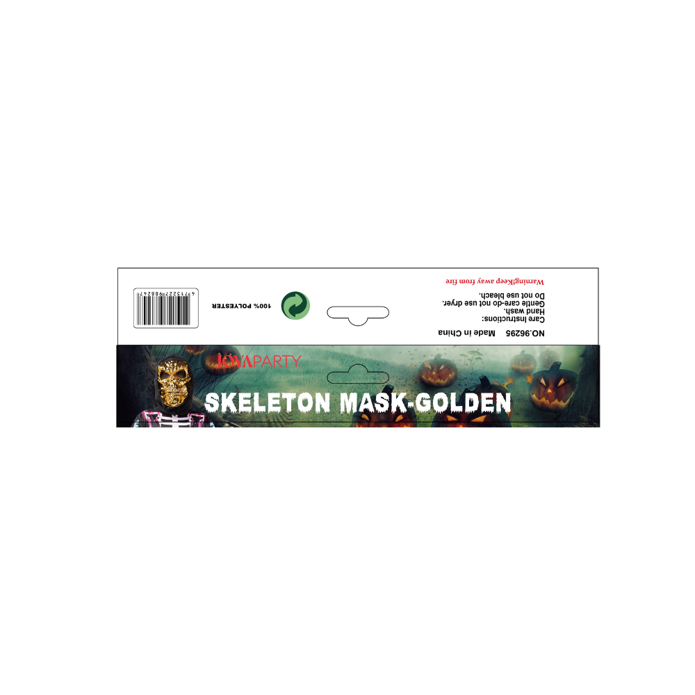 Gouden Skelet Masker Volwassenen