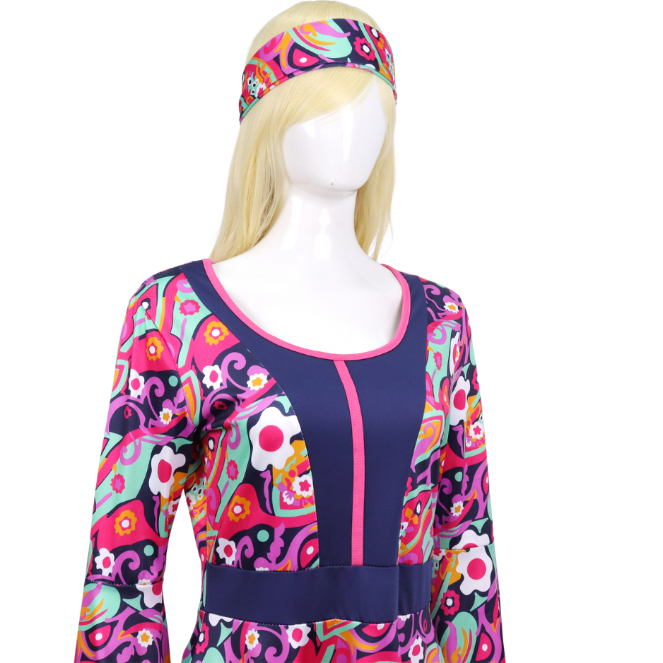 Hippie 2-delig Verkleed Pak Dames