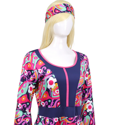 Hippie 2-delig Verkleed Pak Dames