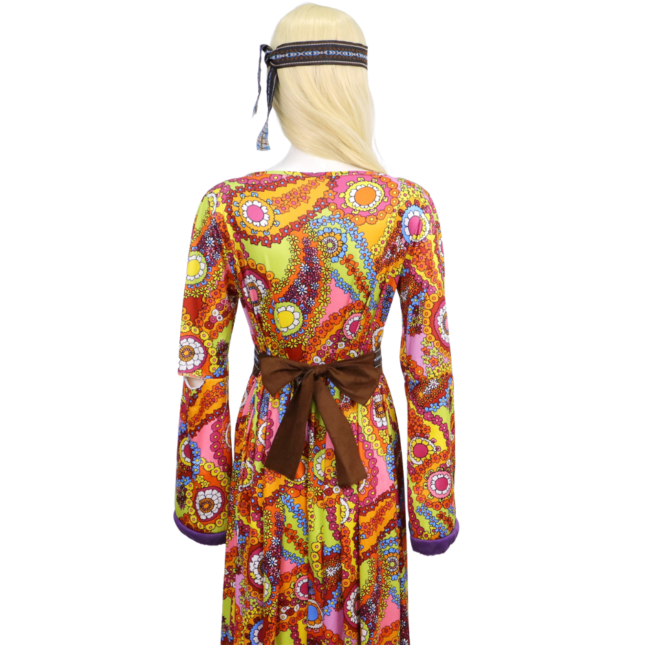 Hippie Jurk Dames met Vest & Hoofdband