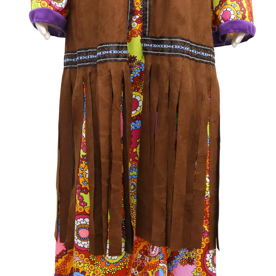 Hippie Jurk Dames met Vest & Hoofdband