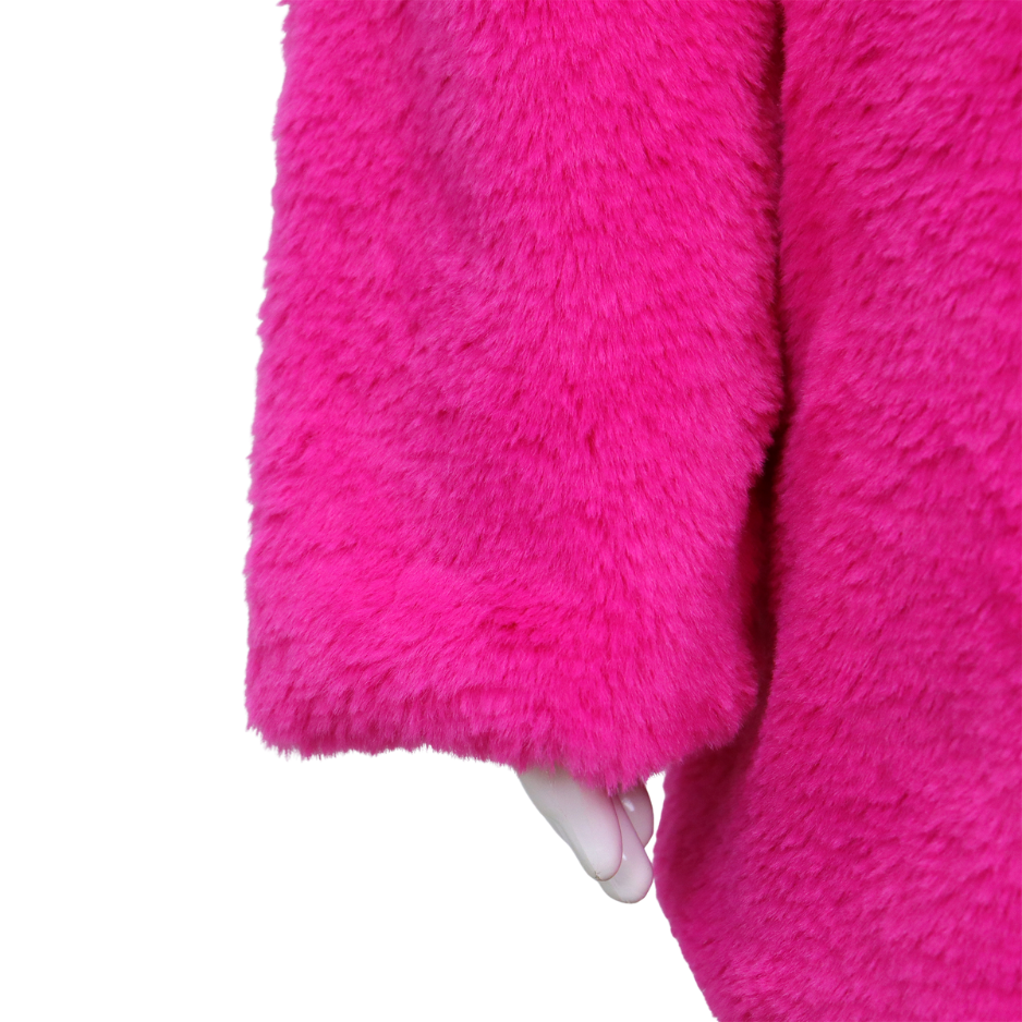 Roze Faux Bontjas voor Volwassenen