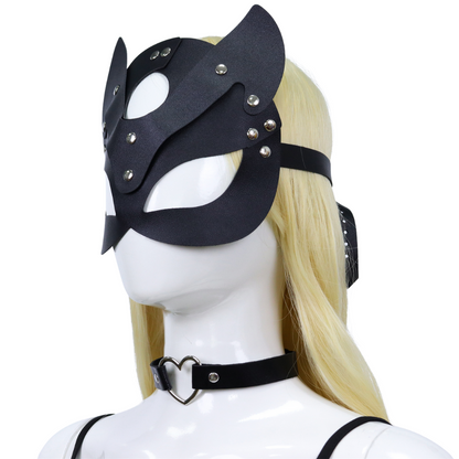 Faux Leer Kattenmasker volwassenen