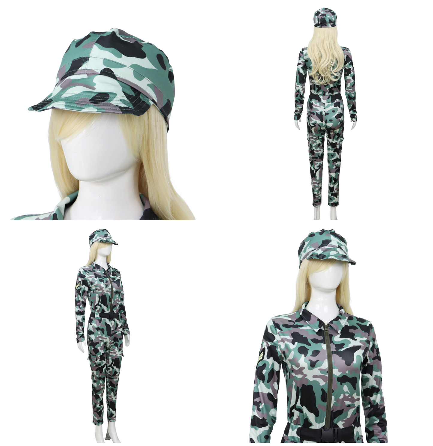 Leger Verkleedpak Dames Camouflage