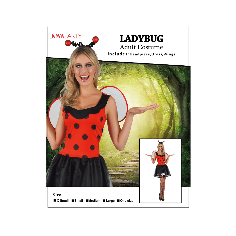 Lieveheersbeestje Kostuum Dames Rood