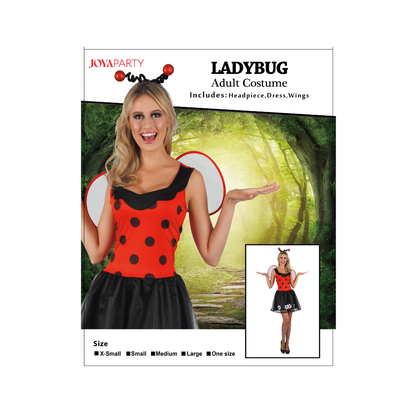 Lieveheersbeestje Kostuum Dames Rood