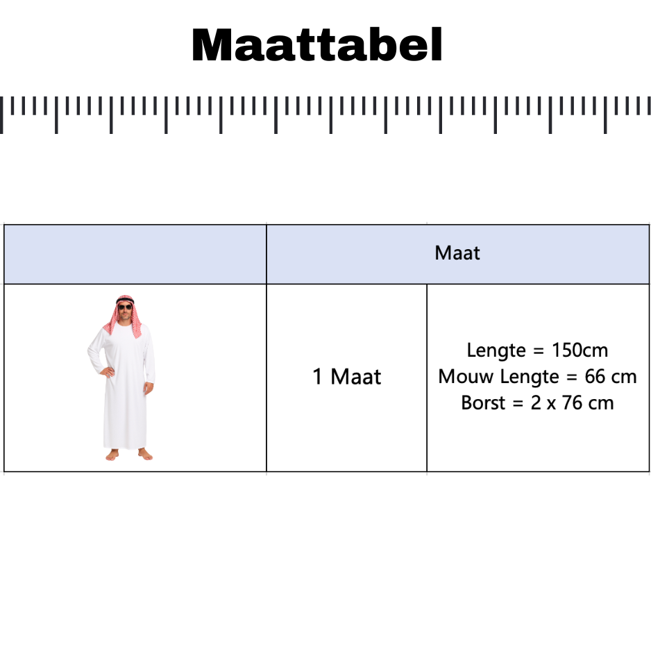 Arabier Verkleedpak Volwassenen