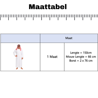 Arabier Verkleedpak Volwassenen