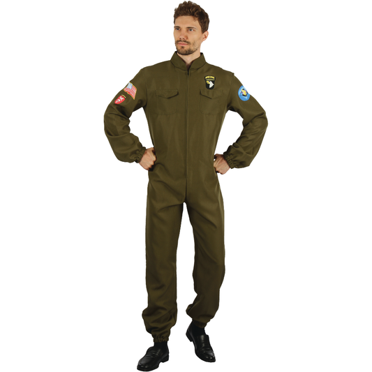 Piloten Top Gun Verkleedpak Heren