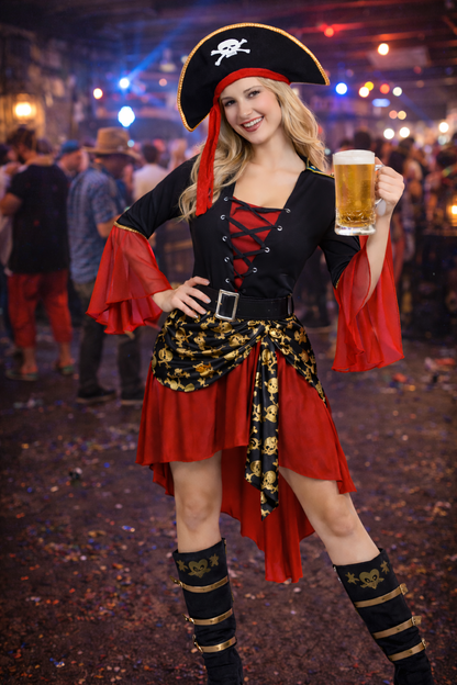 Sexy Piraat Kostuum met Hoed Dames