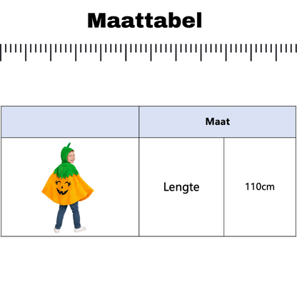 Verkleedcape Pompoen