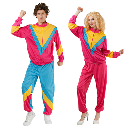 80's Trainingspak Dames Roze