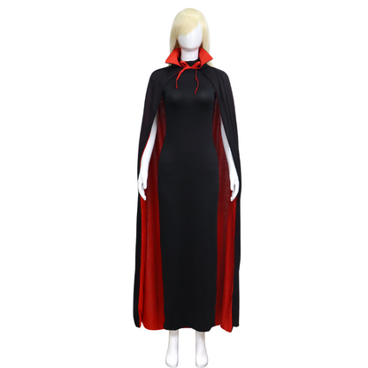 Verkleedcape Dracula Zwart Rood Volwassenen