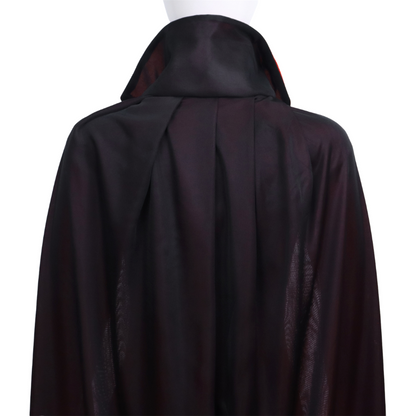 Verkleedcape Dracula Zwart Rood Volwassenen