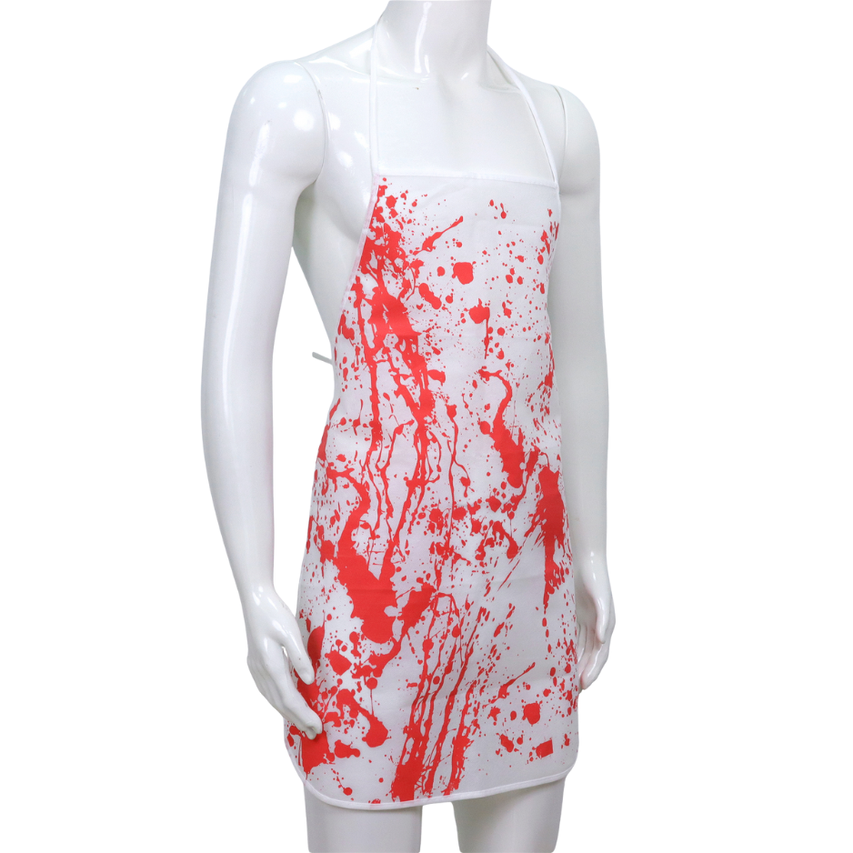 Verkleedset Schort met Bloedspetters + Mes